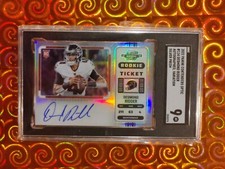 Desmond Ridder 2022 Panini Contenders Optic SILVER PRIZM AUTO VARIATION SGC 9 💎
