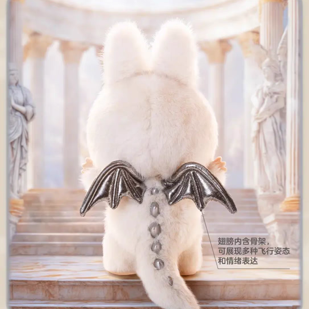 ぬいぐるみ POPMART Labubu Zimomo The Monster Angel Genuine POP MART THE MONSTERS Angel in Clouds Labubu Zimomo