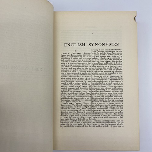 Crabb's English Synonymes Antique 1917 Revised Enlarged HC Dust Jacket - Imagen 11 de 12