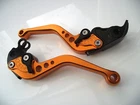 KTM (640, 625, 660,) CNC levers set short orange black adjusters DB12/C31