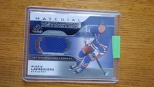 20-21 UPPER DECK SP GAME USED HOCKEY - MATERIAL DISTINCTIONS - ALEXIS LAFRENIERE