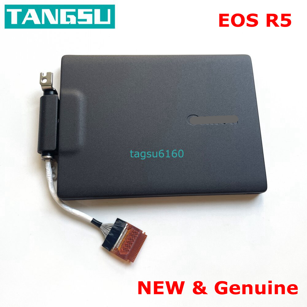 NEW For Canon EOS R5 Display Screen with Protect Cover LCD Flex Cable  CG2-6554