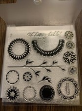 Close to My Heart Acrylic Stamps S1502 A HAPPY HELLO SET of 15, BRAND NEW