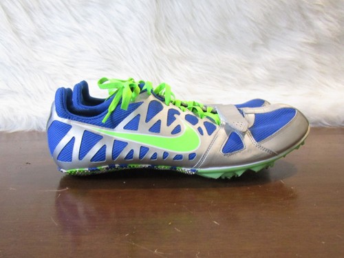 Nike Zoom Rival S Track Field Sprint Shoes Mens 11.5 Silver Blue 456812-430 - Picture 5 of 8