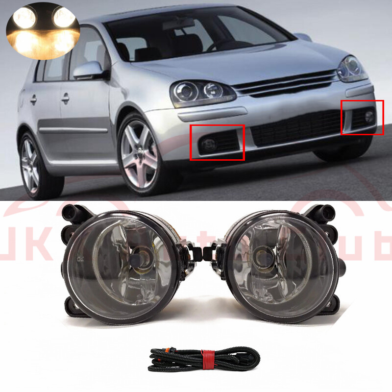 For Volkswagen Golf 5 V MK5 2004-2009 c 2X Bumper Fog Lamps