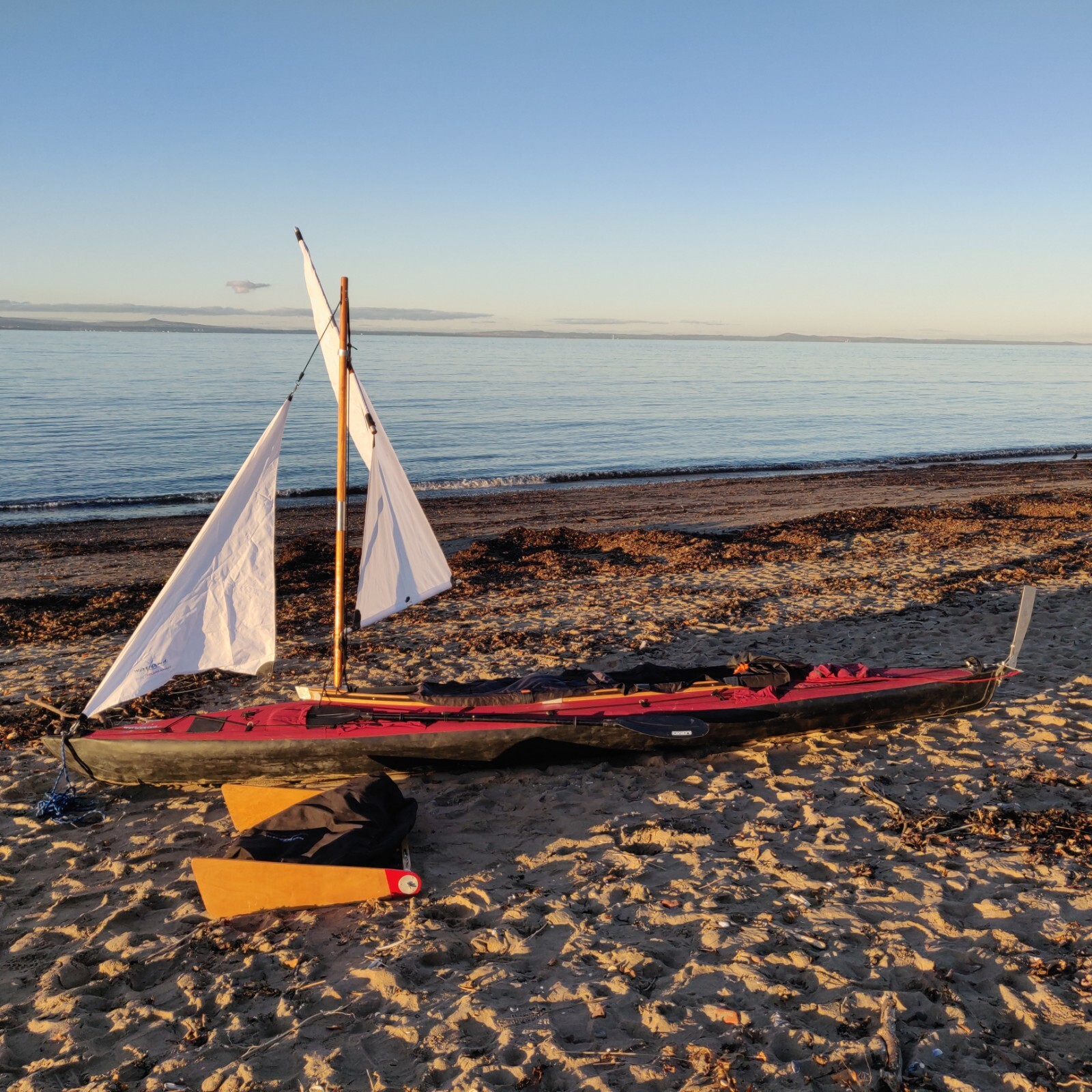 Wayland Amazon 2 520 Folding Kayak With Sailing Rig & Outboard Bracket