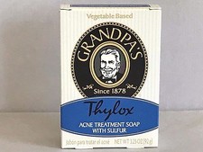 Grandpa's Since 1878 Vegetable Based Soap 3.25 oz. Thylox Acne Treatment Soap