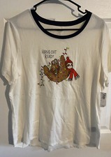 Winter Holiday Christmas Sloth Hang Out Ready Short Sleeve Ringer T-Shirt Lrg