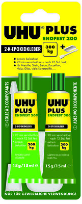 UHU PLUS ENDFEST 300 2-K-Epoxidkleber Klebstoff *45640* 33 g (435,76  /kg)