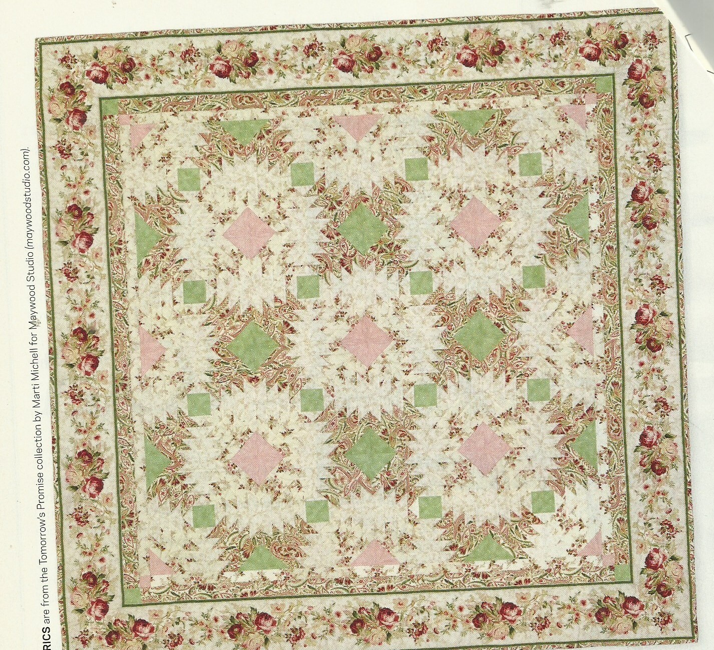 I0692 ENGLISH MANOR  QUILT PATTERN/INSTRUCTIONS