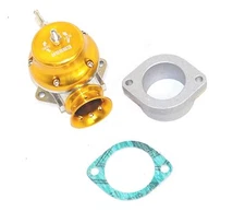 UNIVERSAL ADJUSTABLE BILLET ALUMINUM TYPE-RS PSI TURBO BLOW OFF VALVE BOV GOLD