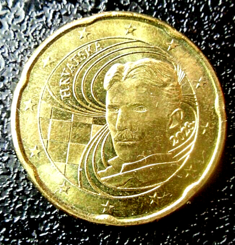 Münze 20 Cent €  Kroatien 2023 Kursmünze Umlaufmünze - Bild 1 von 2