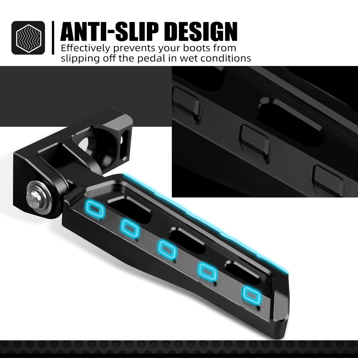 NICECNC Rear Stunt Pegs Chain Tensioner Adjuster For Surron