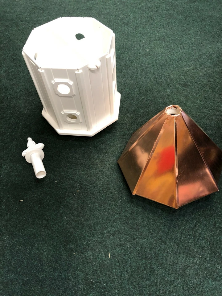 Pajarera Techo Cobre -4 Habitaciones Envío GRATIS y Rápido. Fabricado en PVC. ¡Sin pudrición!! Foto 2 de 2