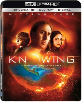 Knowing (4K Ultra HD, Blu-ray, 2009) NEW, Nicolas Cage