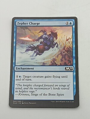 Magic the Gathering Einzelkarte Zephyr Charge bespielt