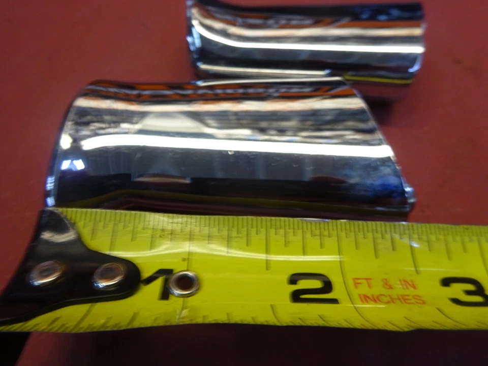 Harley FXR XLs Multi-Fit ПАРА ХРОМИРОВАННЫХ ДЛИННЫХ КОНИЧЕСКИХ Кронштейнов для Сигнала Поворота Mt - Изображение 4 из 4