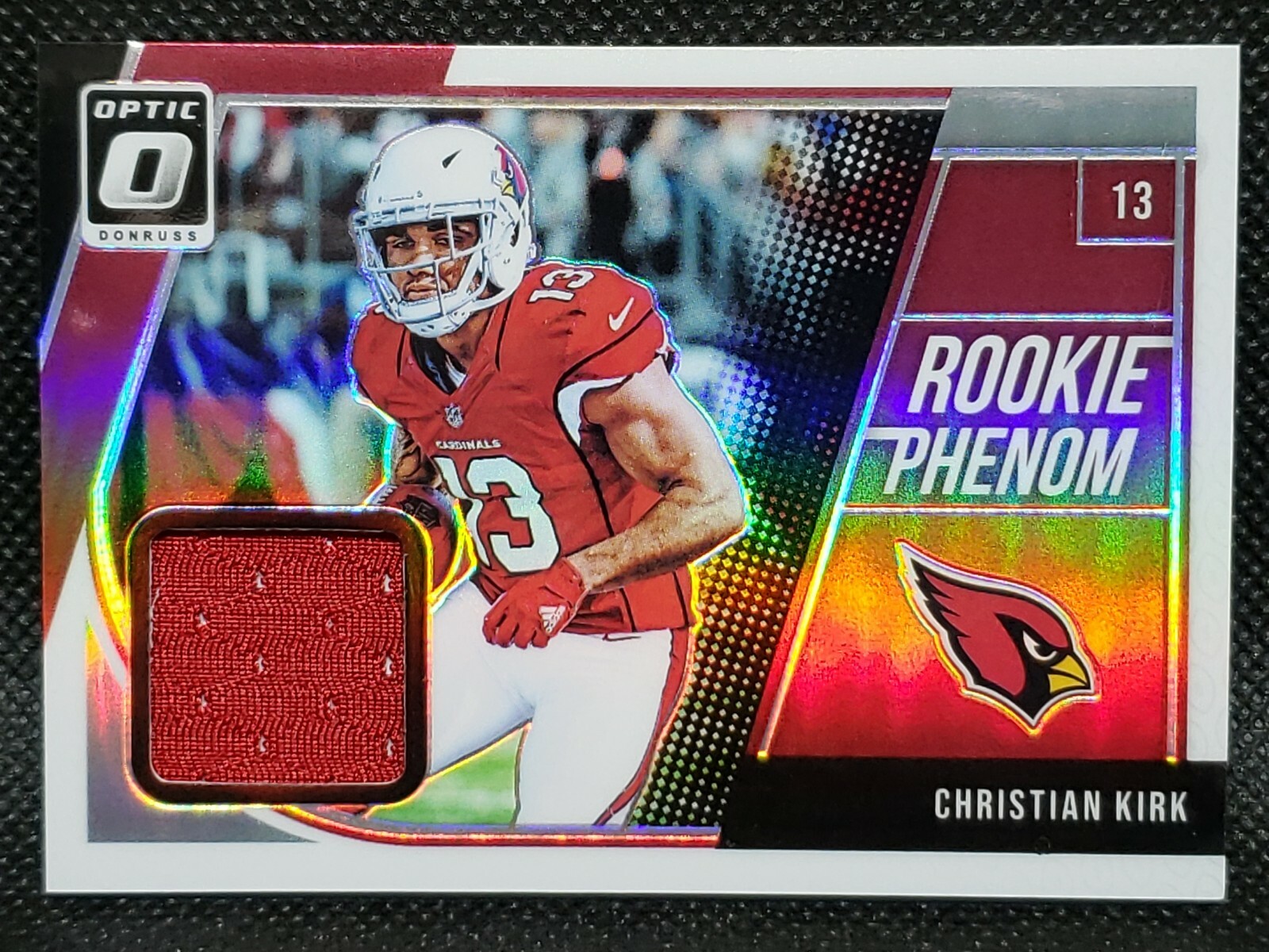 2018 Donruss Optic Rookie Phenom Christian Kirk Silver Prim Patch 50/50!!