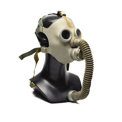 Soviet Era Gas mask PDF-7 S2 Mask hose Surplus respiratory Old