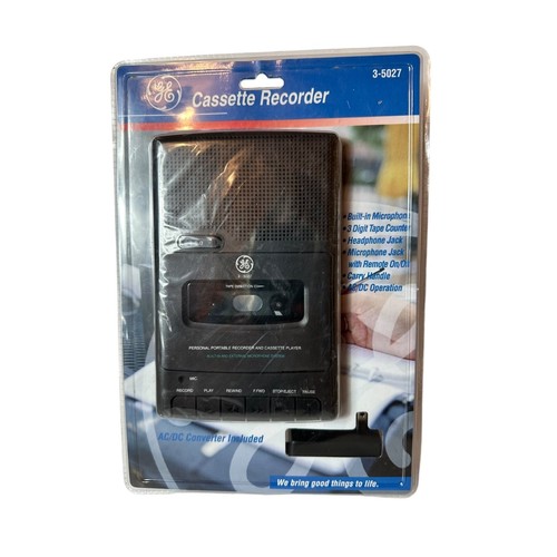 GE Cassette Recorder 35027 AC/DC Operation eBay