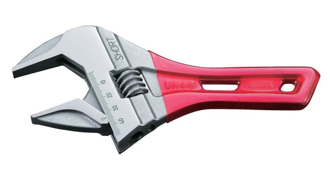 LOBSTER SHORT ADJUSTABLE WRENCH RED (185mm) UM48SR | eBay