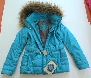 veste de ski bleu