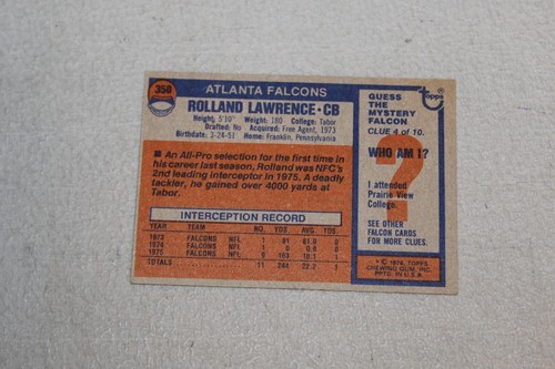 1976 Topps Football Cards Complete Finish Fill Your List Set U-Pick #276-527 - Picture 110 of 372