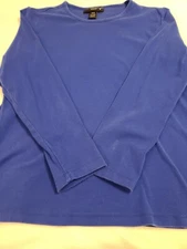 Venezia Long Sleeve Blue Shirt,  Size 14/16, PRE-OWNED