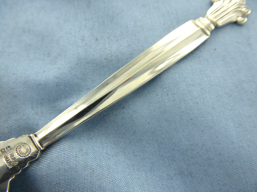 A VINTAGE STERLING SILVER SET OF SIX ACANTHUS TEASPOONS BY GEORG JENSEN. - Picture 10 of 12