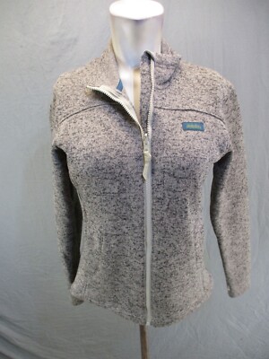 Solstice Size M Womens Full Zip Stand Collar Fleece Lined Athletic Jacket 103