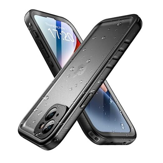 Case, Waterproof/Dustproof/Shockproof/14 Phone Case with for iPhone 14 Black