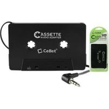 Cellet Cassette Audio Adapter with AUX Cable, Play Digital Music from an AUX