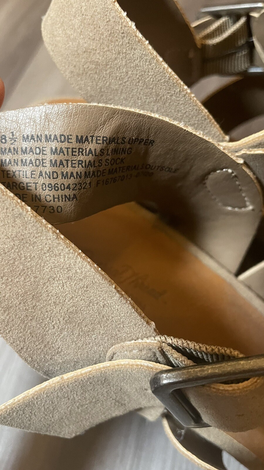 WOMENS UNIVERSAL THREAD MICROSUEDE OPEN TOE ANKLE… - image 9