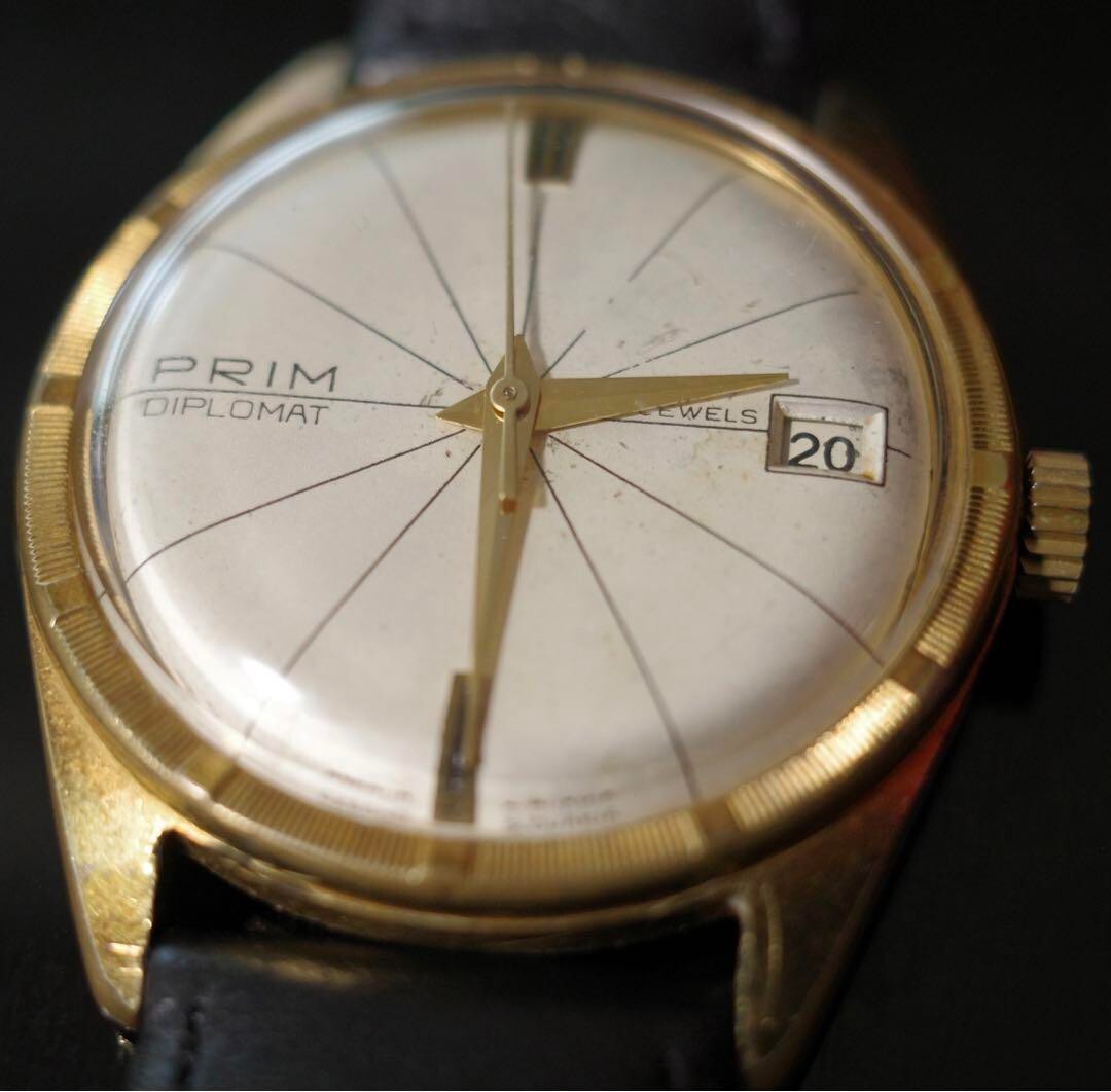 PRIM DIPLOMAT Wristwatch Czech Republic Vintage Used | eBay