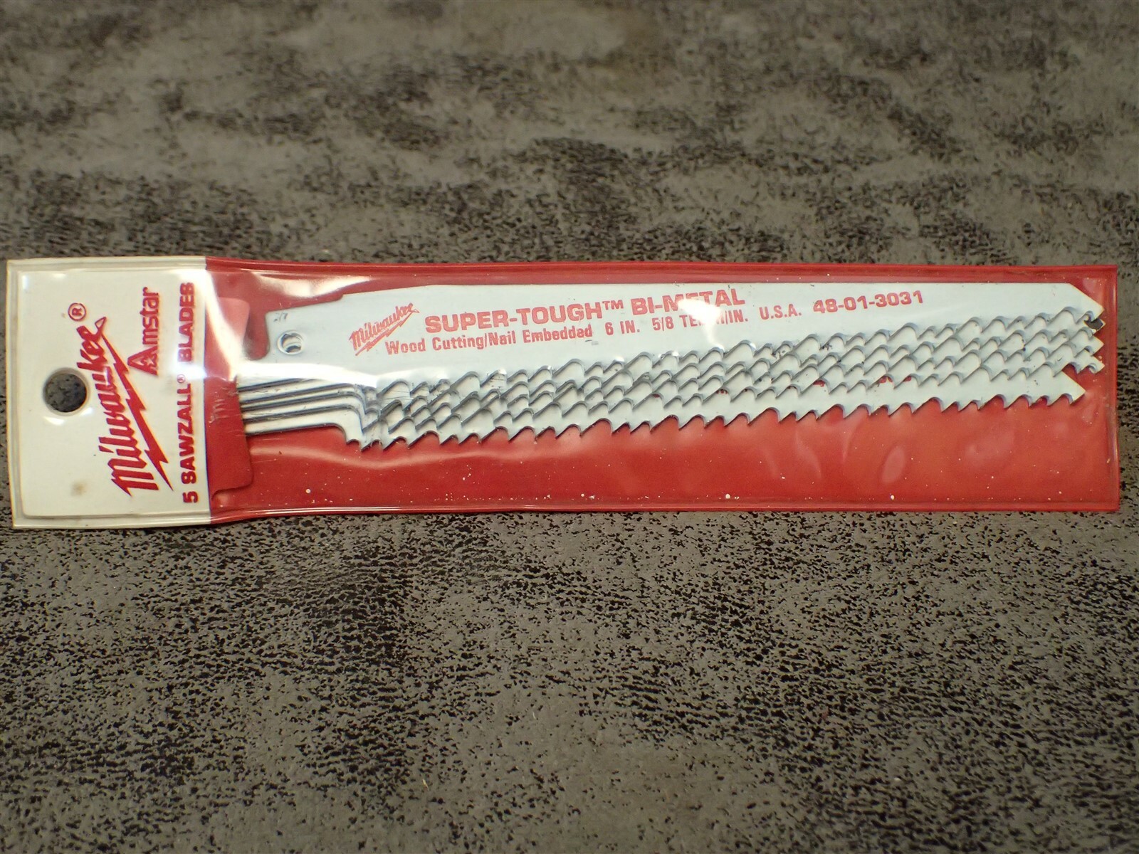 (5-pk) 48-01-3031 Milwaukee 5/8T, 6" Length Bi-Metal Sawzall Blades (BN114)