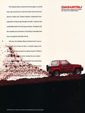1991 Daihatsu Rocky 4x4 - Original Car Advertisement Print Ad J296