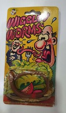 Vintage Original 80s UK FUNNYMAN PRANK Wiggley Worms Blister Unopened NEW