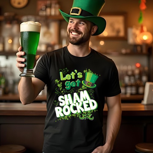 Let's Get Shamrocked Hombres Mujeres Divertidas Camisetas Día de San Patricio Camiseta Irlandesa #STPD - Imagen 11 de 20