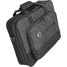 Kaces KB1714 Luxe Series Charcoal/Black Keyboard/Gear Bag (17.5 x 14 x 4)