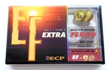 ECP Extra Ferro I 90 Type I Blank Audio Cassette - BASF Technology - Russia 1997