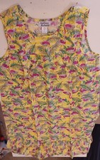 NEW Anthony Richards Flamingo Hawaiian Muumuu Midi House Dress Sleeveless - 1X