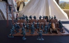 Vintage BMC American Revolution  s Battle of Yorktown Action Figures  Playset