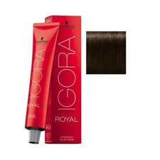 Schwarzkopf Igora Royal #4-0 Medium Natural Brown, 2.1 oz / 60 ml