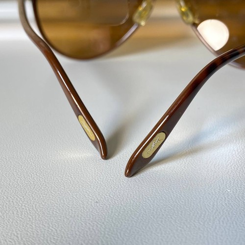 Occhiali da sole Yves Saint Laurent YSL vintage rari Aviator 8403 Y15 1980 Francia UV - Foto 11 di 14