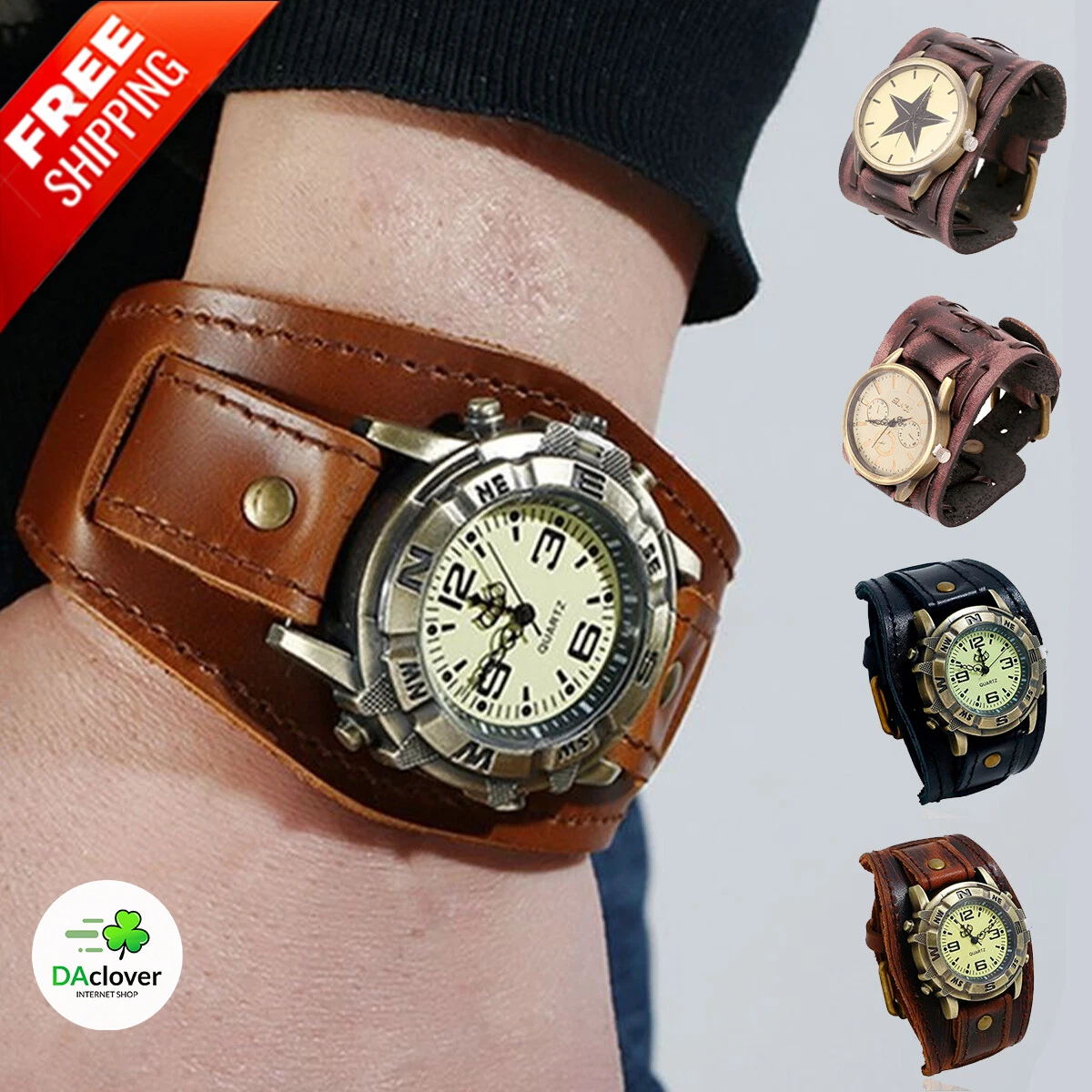 Wide strap watches cheap