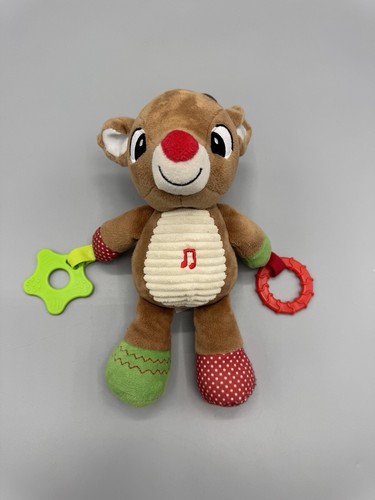 Rudolph the Red-Nosed Reindeer Baby Toy Soft Plush Musical Sound 2014