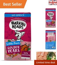 Natural 1.5kg Chicken Dry Food for Senior Small Breeds - Vet Approved Recipe 13.33 per kilo
