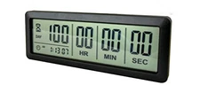 Digital 999 Days Countdown Timer Display time for Retirement Vacation Black