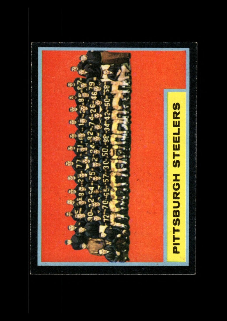 1962 Topps Set-Break #138 Pittsburgh Steelers NR-MINT *GMCARDS*