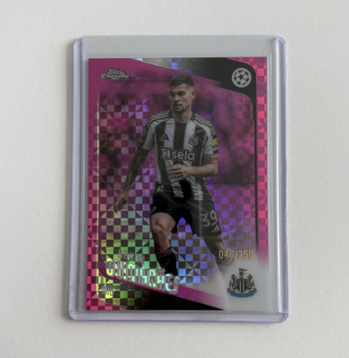 2025-26 Topps Chrome UCC #117 Bruno Guimarães Pink X-Fractor #/250